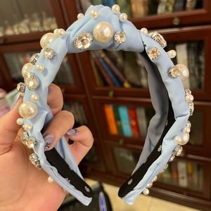 Lele Sadoughi x SCL Headband in Periwinkle